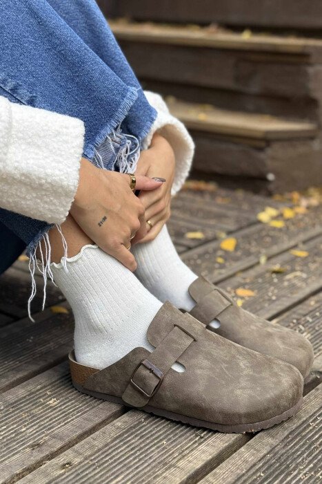 SIMPLE SUEDE WOMEN UGG BROWN/KAFE - KLAUDIO FASHION