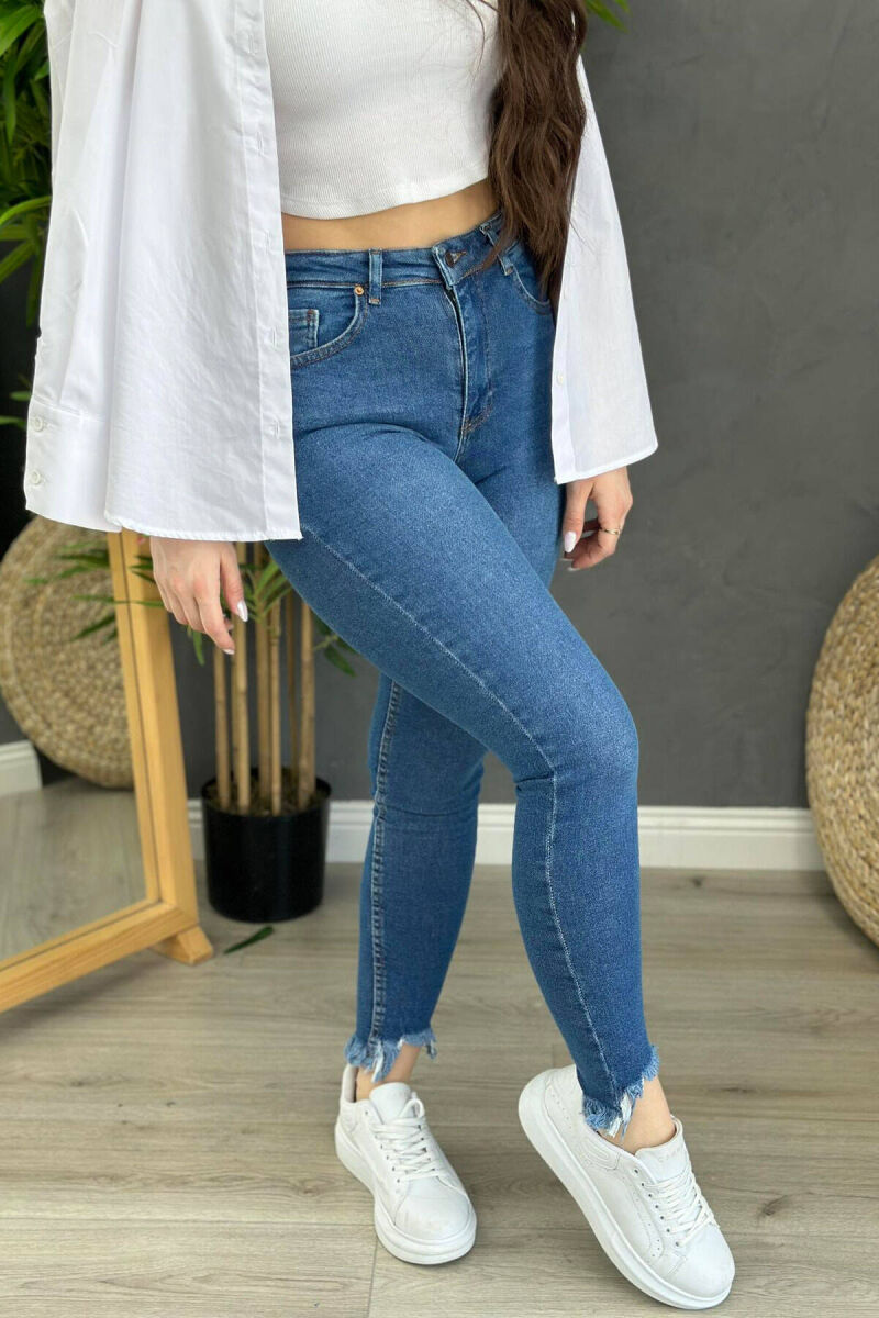 SIMPLE WOMAN JEANS BLUE/BLU - 2