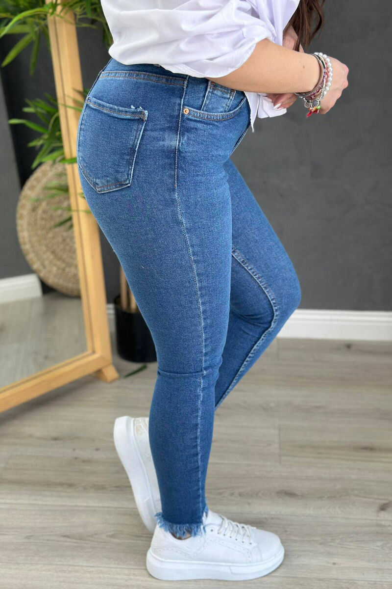 SIMPLE WOMAN JEANS BLUE/BLU - 3