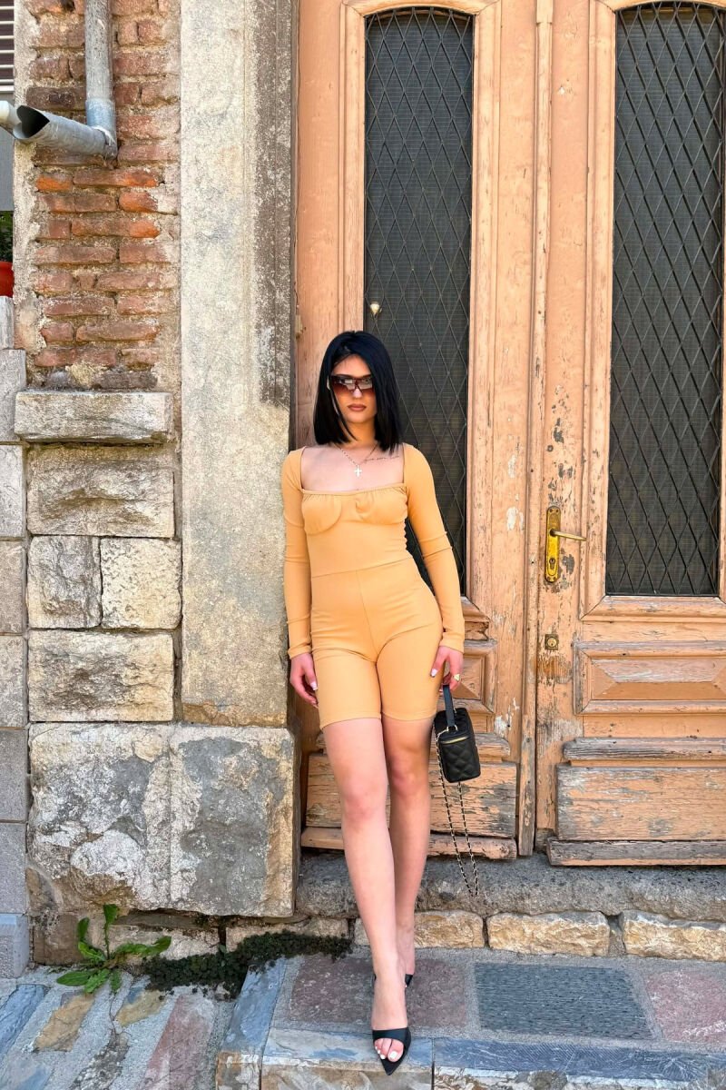 SIMPLE WOMAN JUMPSUIT BEIGE/BEZHE - 5
