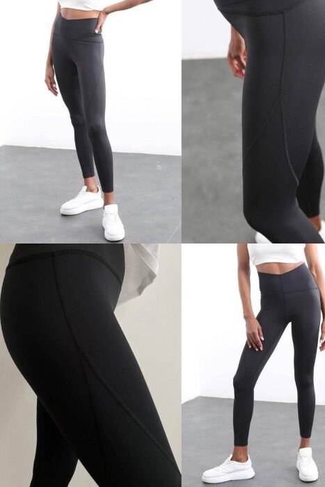 SIMPLE WOMAN LEGGINGS BLACK/ E ZEZE - KLAUDIO FASHION