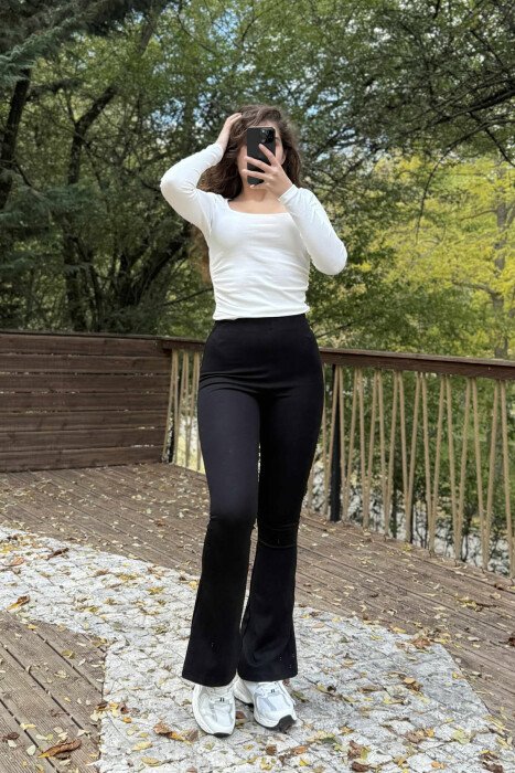 SIMPLE WOMAN LEGGINGS BLACK/ E ZEZE - 2