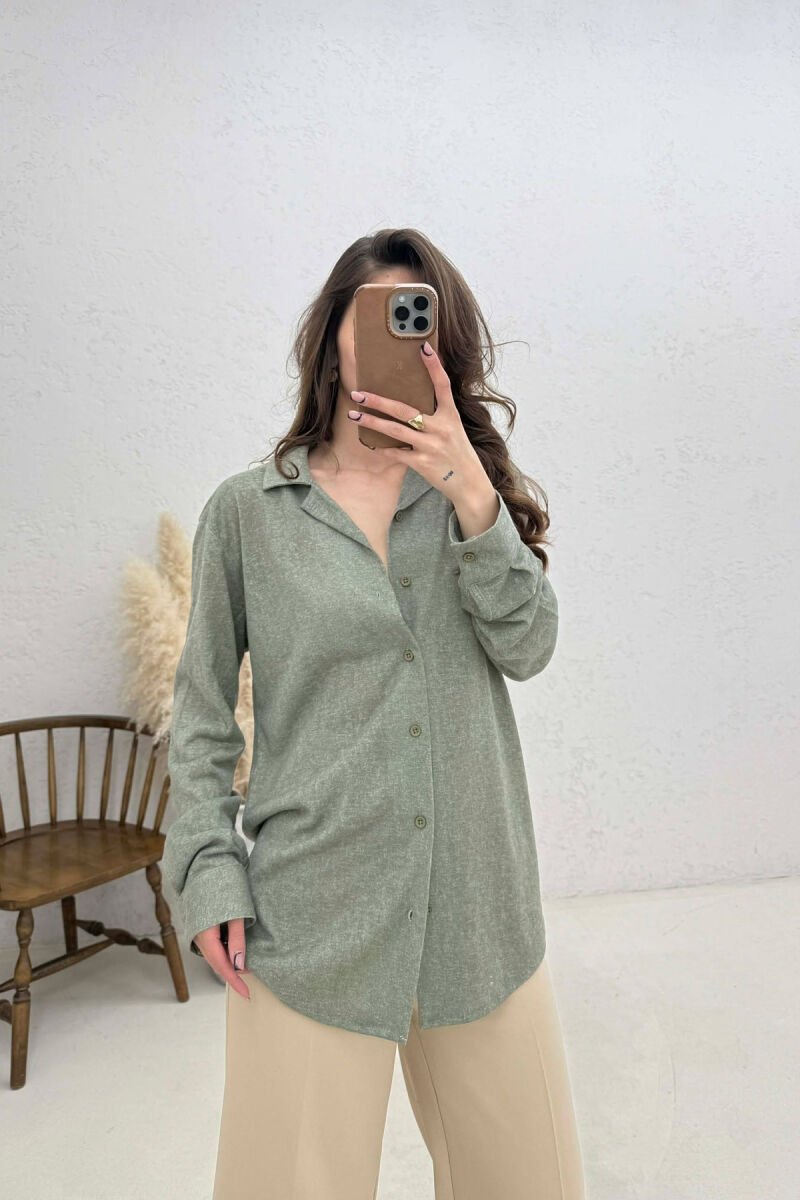 SIMPLE WOMAN SHIRT MINT/MENTE - 1