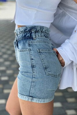 SIMPLE WOMAN SHORT JEANS LIGHTBLUE/BZ - 2