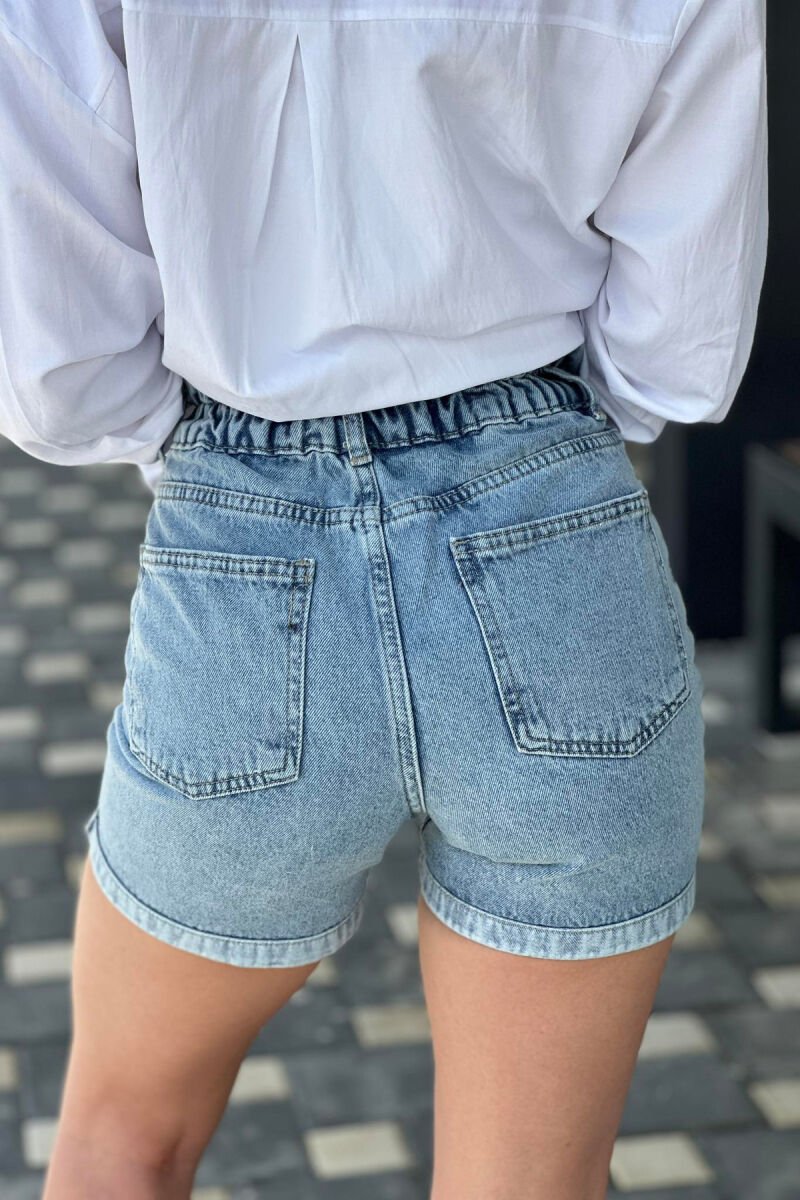 SIMPLE WOMAN SHORT JEANS LIGHTBLUE/BZ - 3