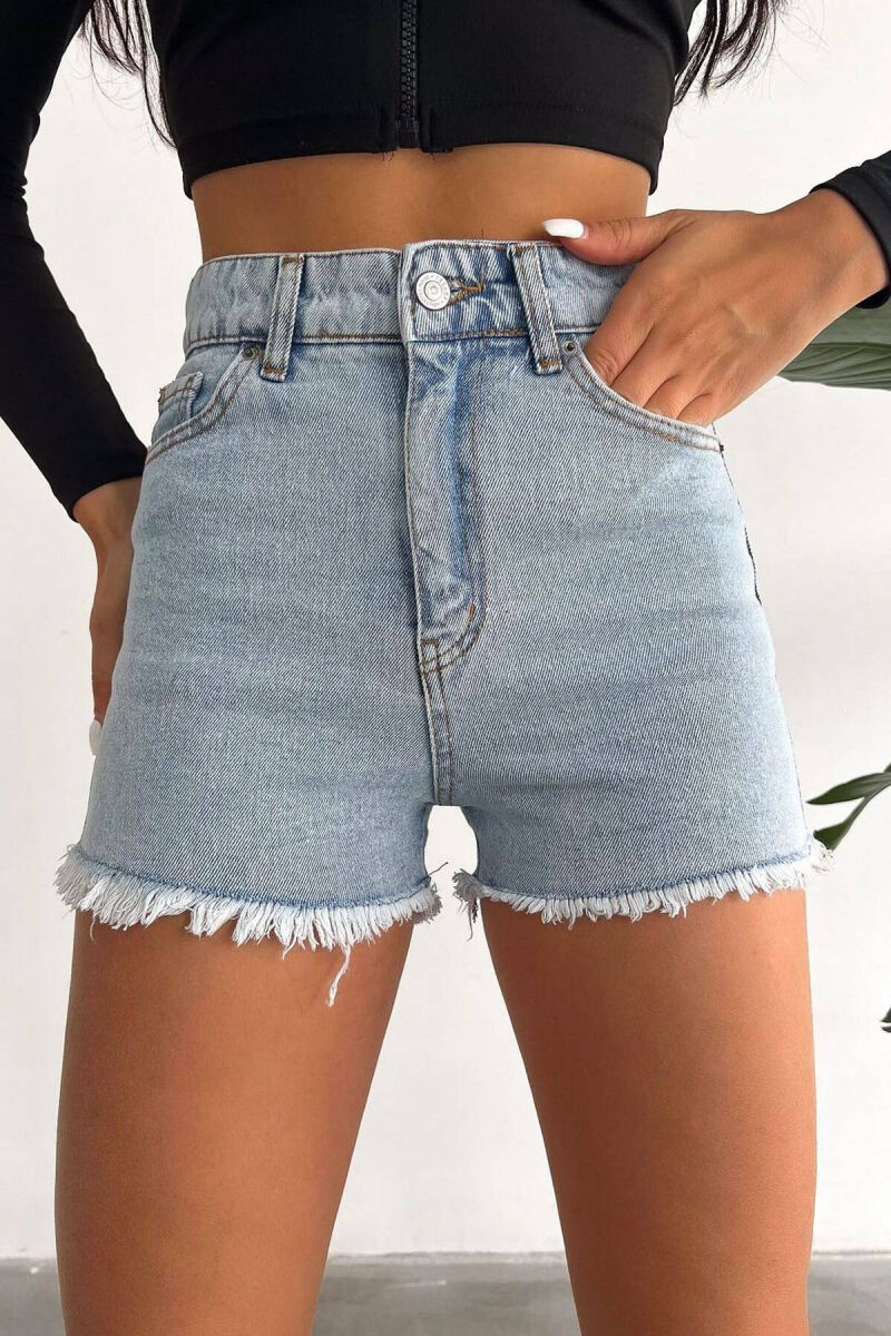 SIMPLE WOMAN SHORT JEANS LIGHTBLUE/BZ - 3