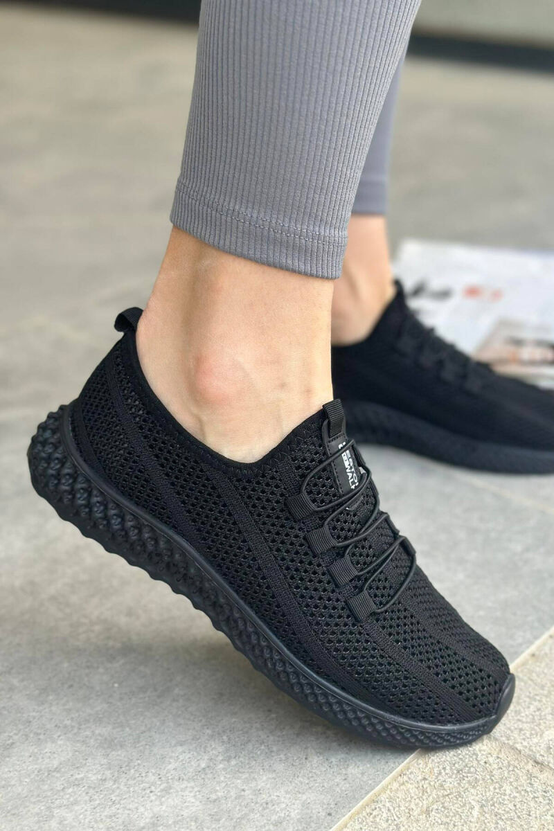 SIMPLE WOMAN SNEAKERS BLACK/ E ZEZE - 2