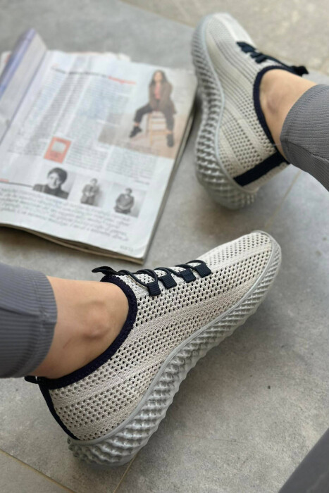 SIMPLE WOMAN SNEAKERS LIGHT GREY/GZ - 2