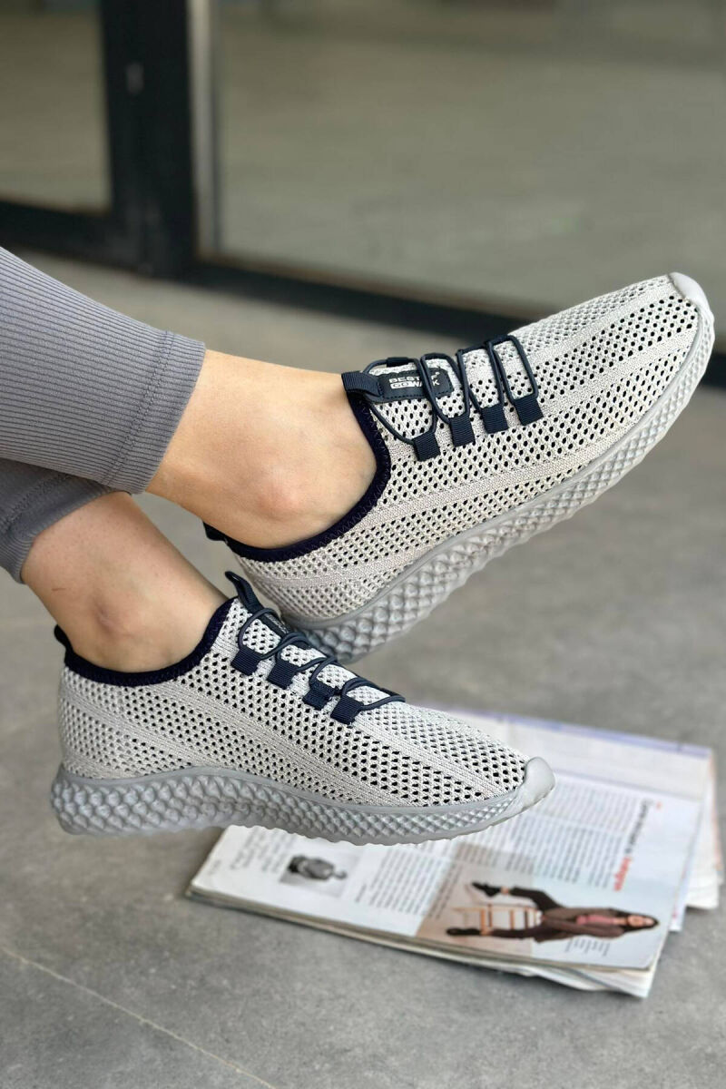 SIMPLE WOMAN SNEAKERS LIGHT GREY/GZ - 3