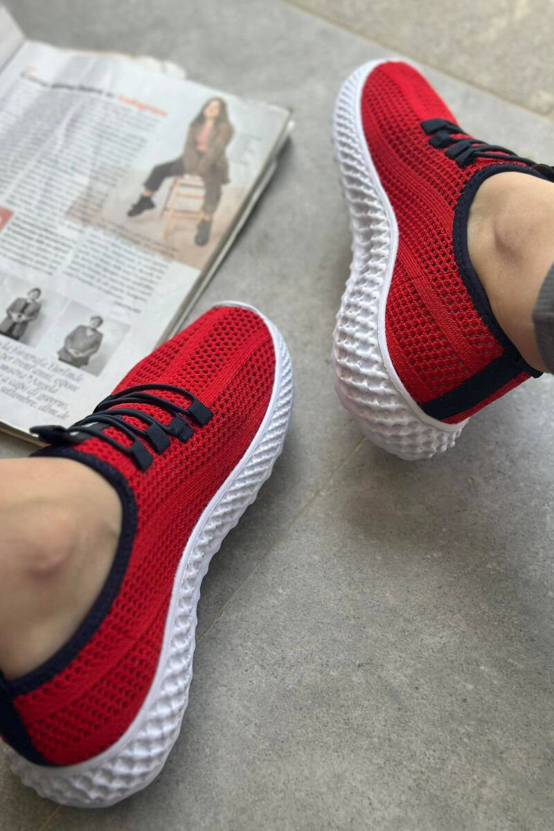 SIMPLE WOMAN SNEAKERS RED/E KUQE - 2