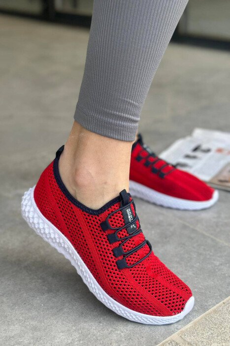 SIMPLE WOMAN SNEAKERS RED/E KUQE - 4