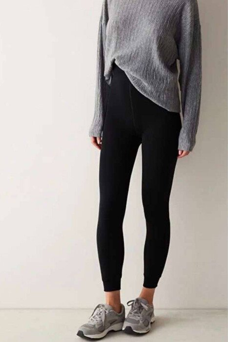 SIMPLE WOMEN LEGGINGS BLACK/ E ZEZE - KLAUDIO FASHION