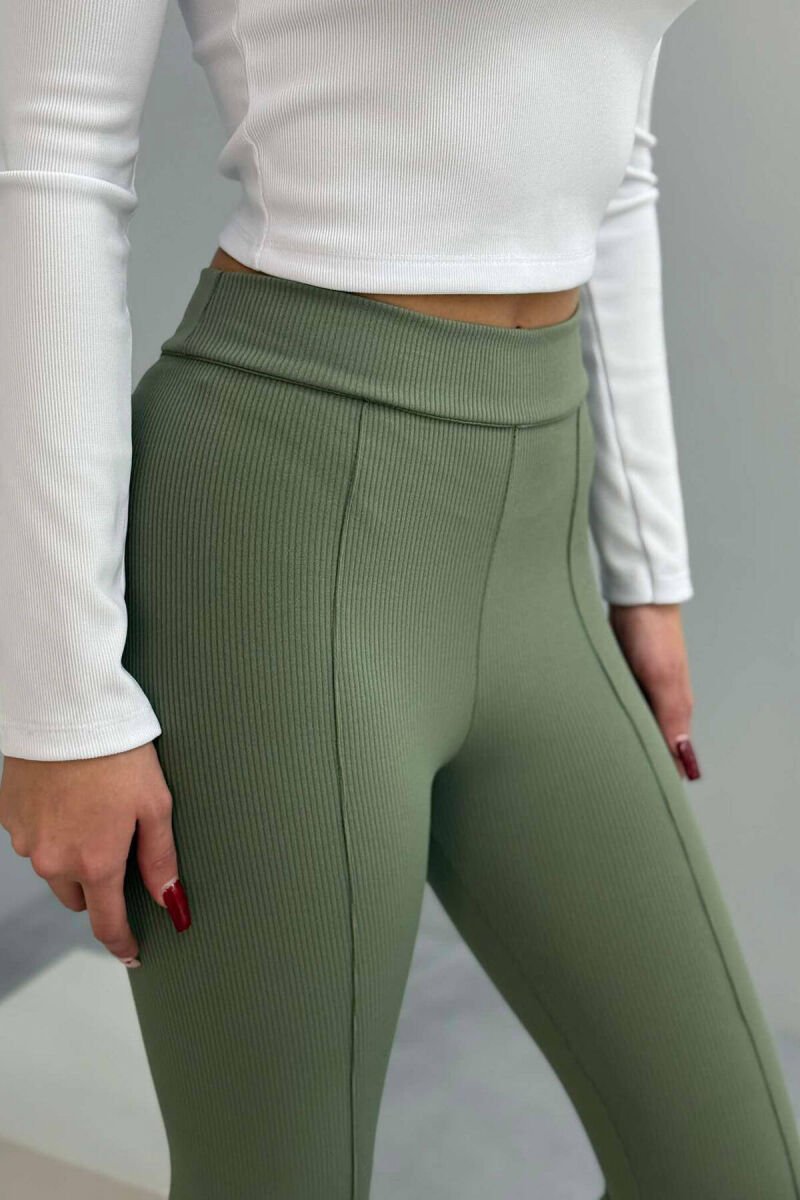 ONE COLOR SIMPLE WOMEN LEGGINGS MINT/MENTE - 6