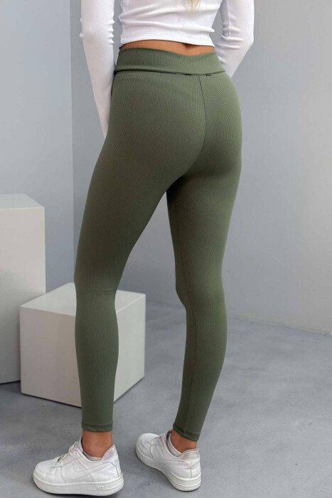 ONE COLOR SIMPLE WOMEN LEGGINGS MINT/MENTE - 7