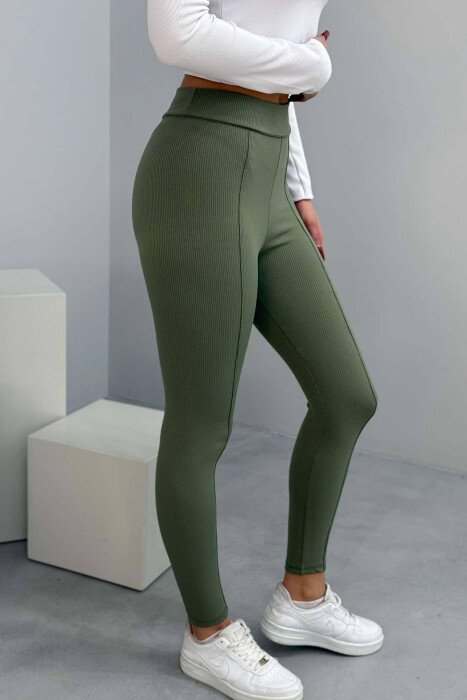 ONE COLOR SIMPLE WOMEN LEGGINGS MINT/MENTE - 9
