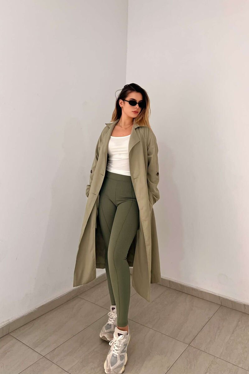 ONE COLOR SIMPLE WOMEN LEGGINGS MINT/MENTE - 5