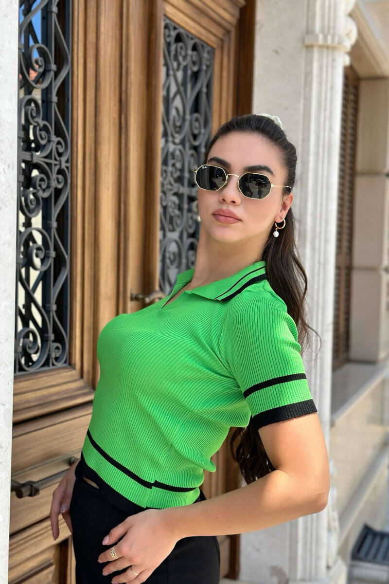 SIMPLE WOMEN T-SHIRT GREEN/JESHILE - 3