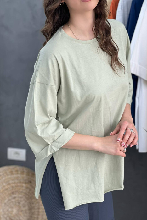 SIMPLE WOMEN T-SHIRT MINT/MENTE - 2