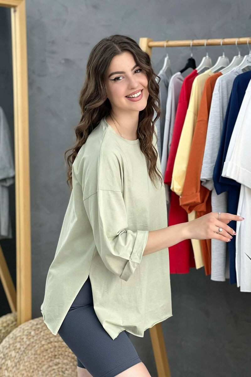 SIMPLE WOMEN T-SHIRT MINT/MENTE - 3