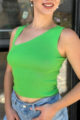 SIMPLE WOMEN TANK TOP LIGHT GREEN/JEZB - 3