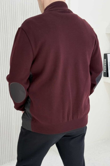 SIMPLE ZIPPER SIMPLE MEN JACKET BURGUNDY/VISHNJE - 2