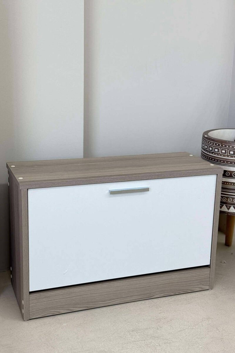 SINGLE TIER SHOE SHELF BEIGE/BEZHE - 1