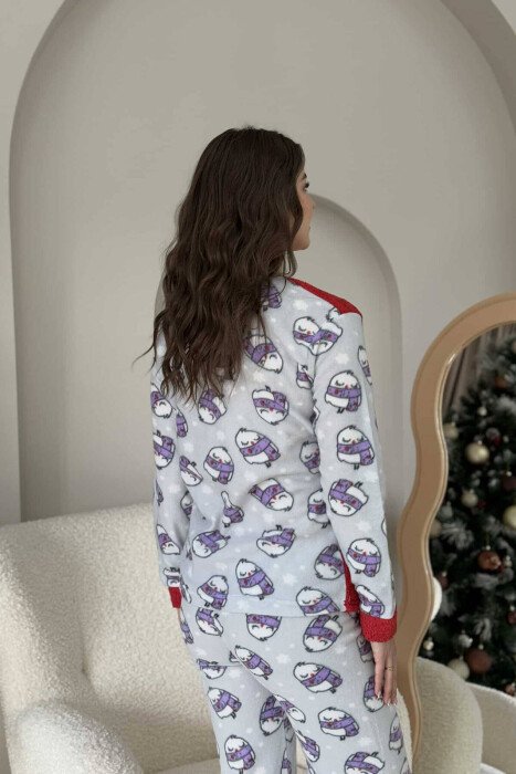 SLEEPING BIRD WOMEN PYJAMAS RED/E KUQE - 4