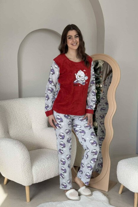 PIZHAME PËR FEMRA NË NGJYRËN E KUQE - KLAUDIO FASHION