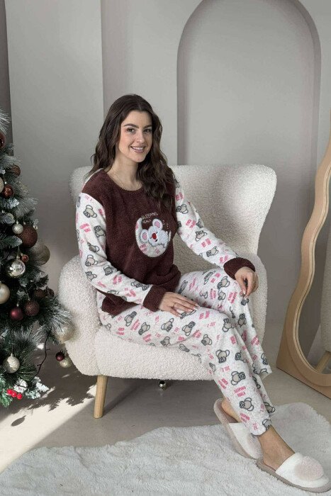 SLEEPING KOALA WOMEN PYJAMAS BROWN/KAFE - 2
