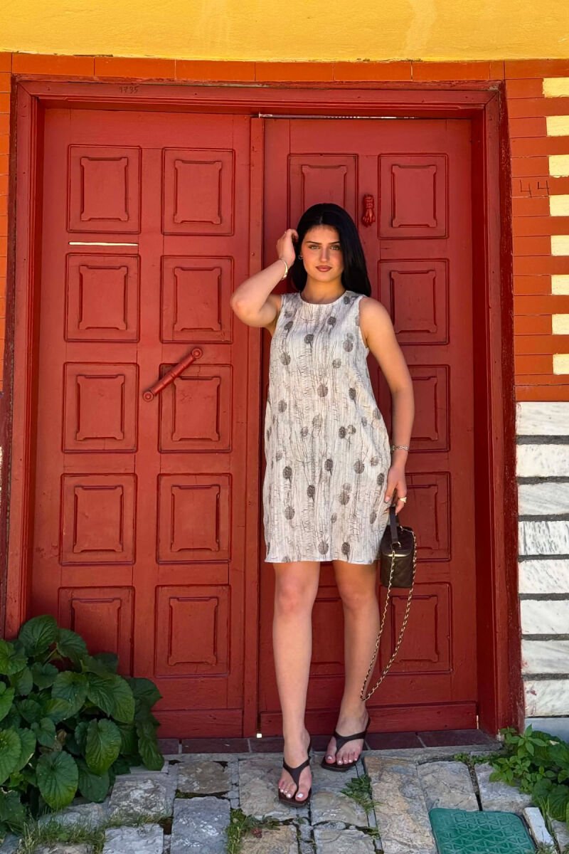 SLEEVELESS WOMAN DRESS GREY/GRI - 1