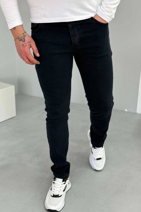 XHINSE TË THJESHTA PËR MESHKUJ NË NGJYRËN BLU E ERRËT - KLAUDIO FASHION