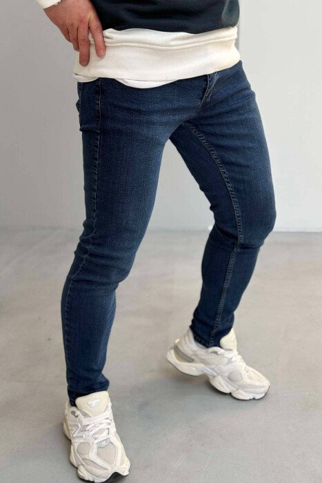 SLIM FIT SIMPLE MEN JEANS BLUE/BLU 