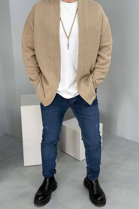 SLIM FIT SIMPLE ELASTIC MEN JEANS BLUE/BLU - 1