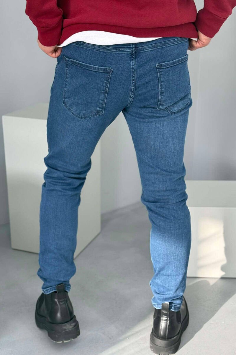 SLIM FIT SIMPLE MEN JEANS LIGHTBLUE/BZ - 3
