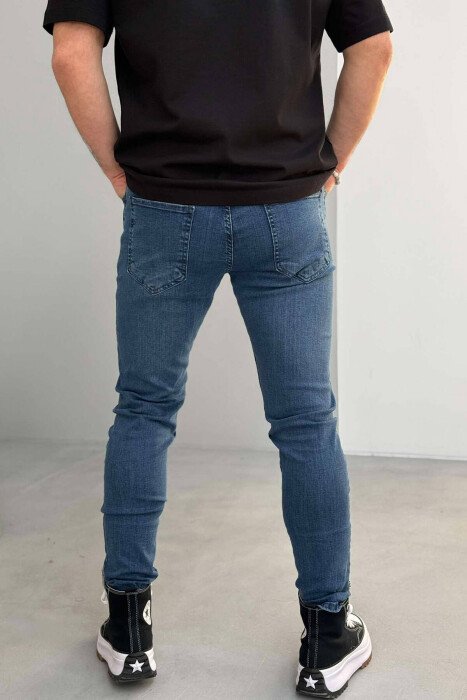 SLIM FIT SIMPLE MEN JEANS LIGHTBLUE/BZ - 3