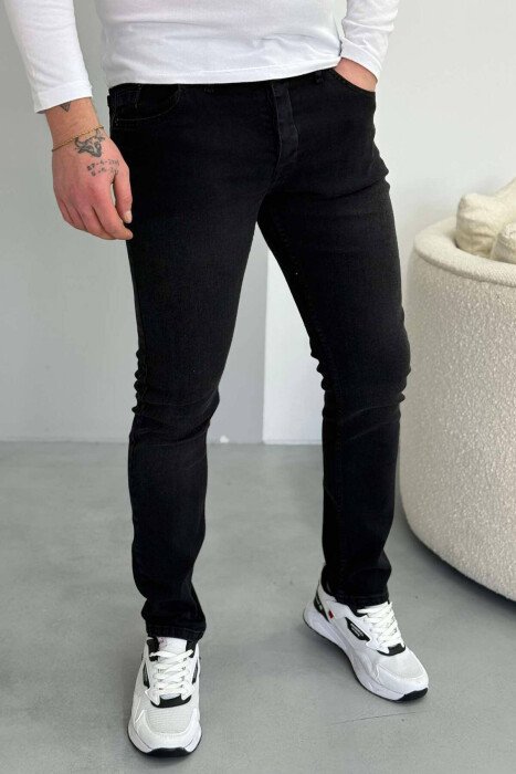 SLIM FIT SIMPLE MEN JENS DARK GREY/GEE - KLAUDIO FASHION