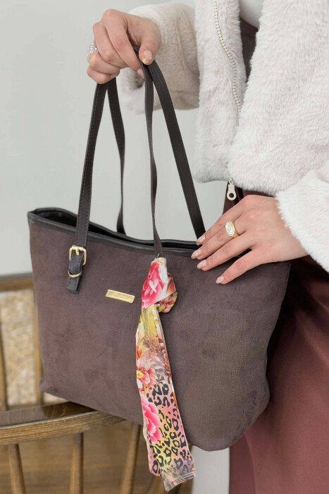SMALL DETAIL WOMEN BAG DARK BROWN/KAE - 2