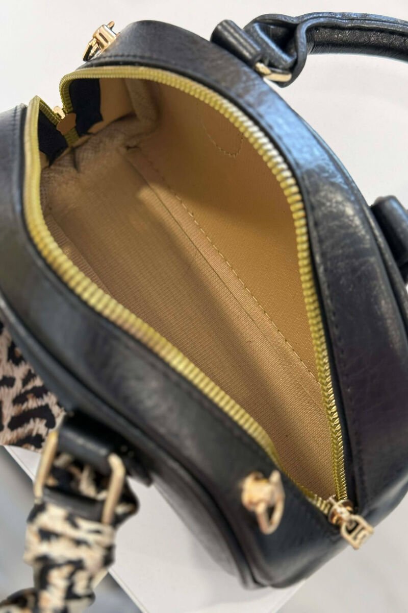 SMALL LEATHER SCARF DETAIL WOMEN BAG CREAM/KREM - 5