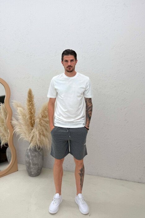 TUTA NJE NGJYRESHE ME LOGO TE VOGEL PER MESHKUJ NE NGJYRE GRI - KLAUDIO FASHION