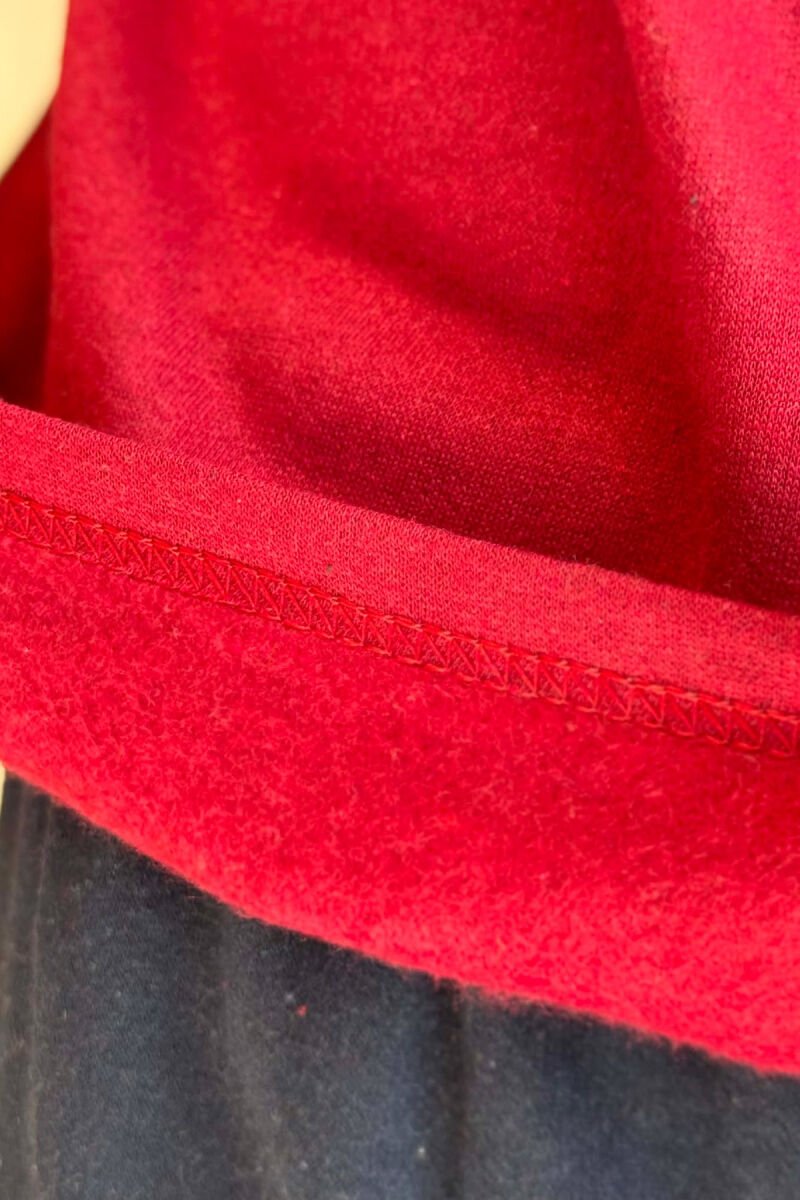 SMALL LOGO SWEATSHIRT+TROUSERS MEN PYJAMAS BURGUNDY/VISHNJE - 4