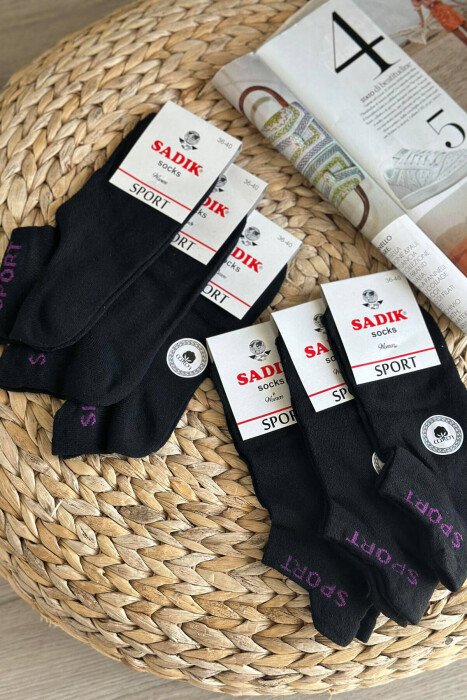 SPORT SIMPLE WOMAN ANKLE SOCKS PURPLE/LEJLA - KLAUDIO FASHION