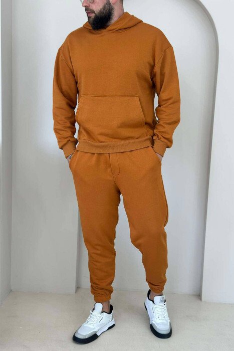 SPORT SIMPLE MEN SET BRICK/TULLE - KLAUDIO FASHION