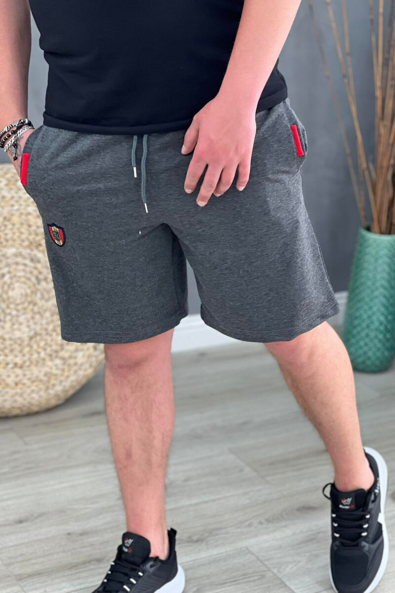 STAMP ROYAL SHORTS MEN DARK GREY/GEE - 3