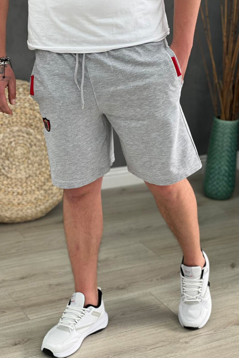 STAMP ROYAL SHORTS MEN LIGHT GREY/GZ - 1