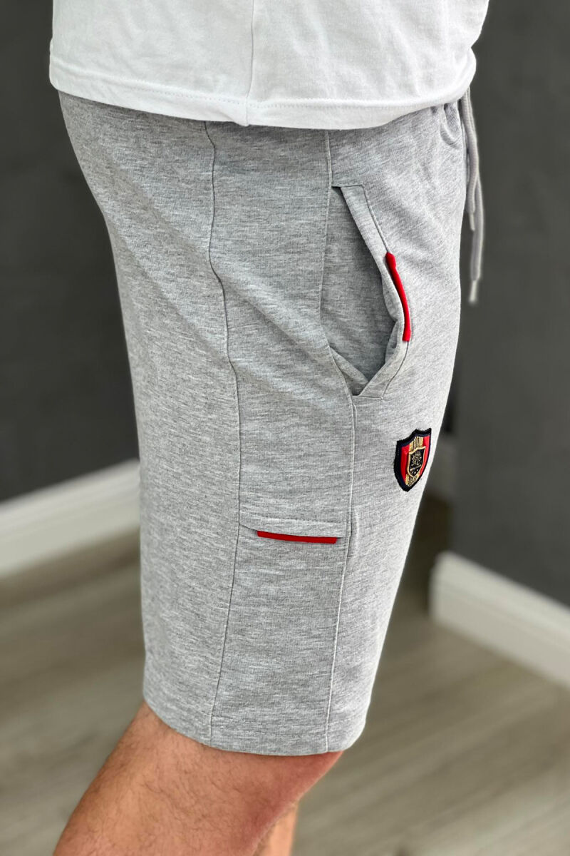 STAMP ROYAL SHORTS MEN LIGHT GREY/GZ - 4