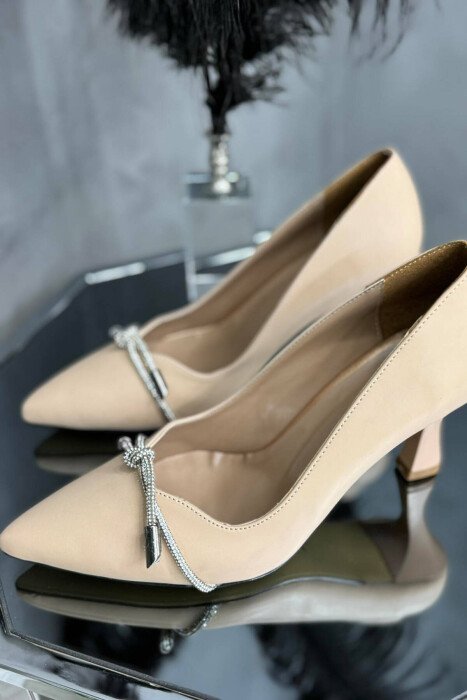 STONES ONE COLOR WOMAN HEELS BEIGE/BEZHE 