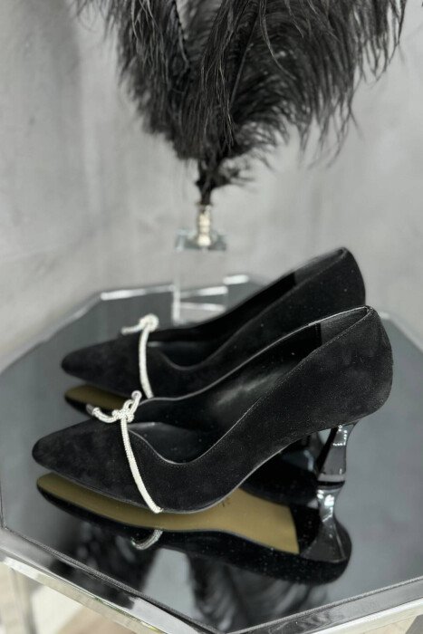 STONES ONE COLOR WOMAN HEELS BLACK/ E ZEZE - 3