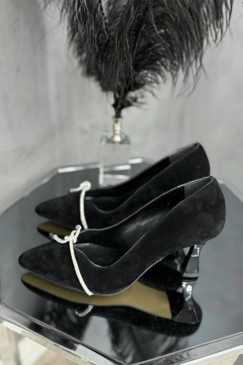 STONES ONE COLOR WOMAN HEELS BLACK/ E ZEZE - 3