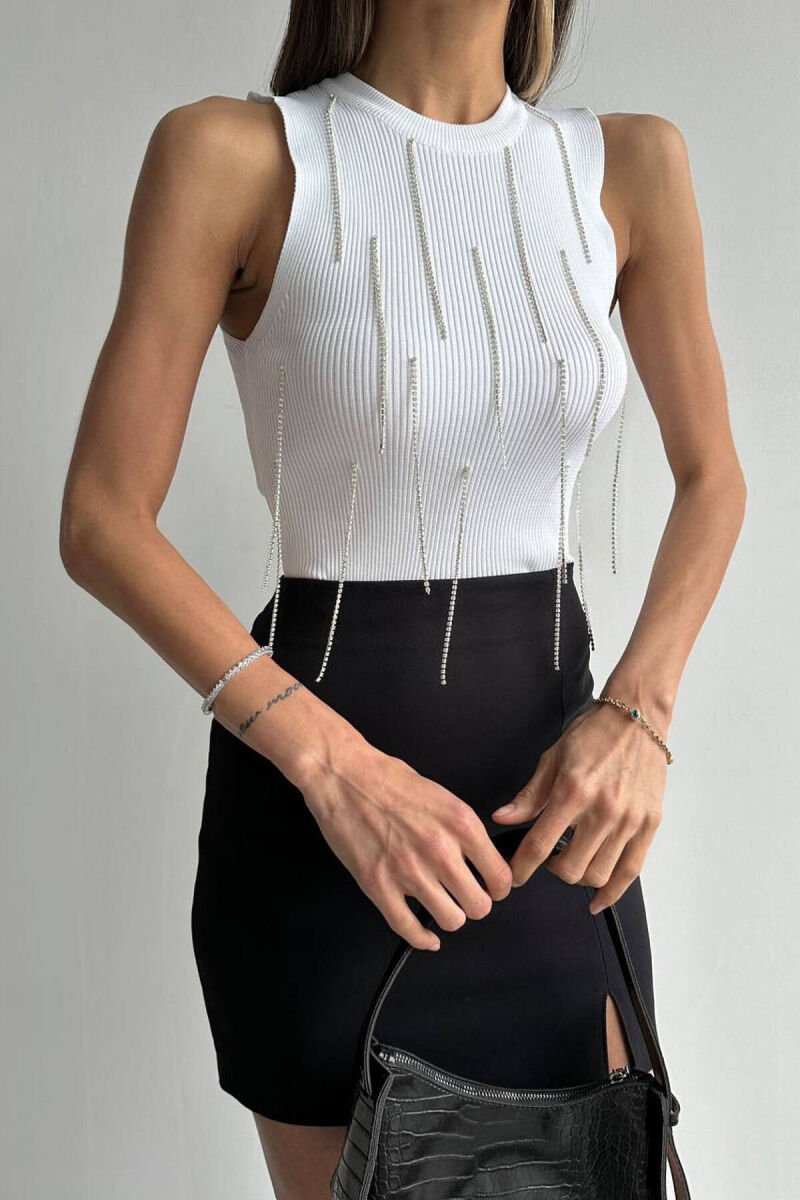 STONES SIMPLE WOMAN TOP WHITE-E BARDHE - 1