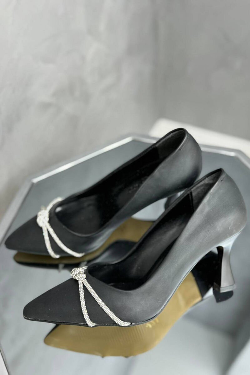 STONES SPARKLE WOMAN HEELS BLACK/ E ZEZE - 1
